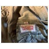 Carhartt coveralls, sweater shirts,...