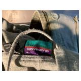 Carhartt coveralls, sweater shirts,...