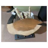 Wood wall decorations and wallpaper...
