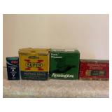 Gun cleaning items, oil, spent shel...