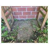 Wood arbor (has been sitting outsid...
