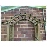 Wood arbor (has been sitting outsid...