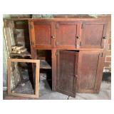 Vintage wood cabinet top...