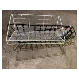 Metal shelf and metal flower window...