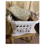 Chair and rugs...