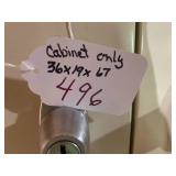 Metal cabinet, with keys; cabinet o...
