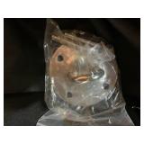 Boxing/punching bag, hanger and glo...