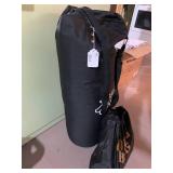 Boxing/punching bag, hanger and glo...