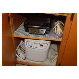 Waffle maker, electric bread maker...