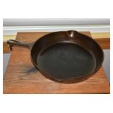 Griswold #10 cast iron fry pan...