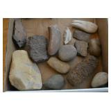 Buffalo teeth, horn and other artif...