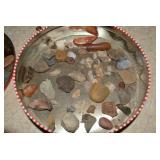 Collection of arrowhead and other v...