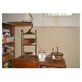 Meat saw, scales, basket and more; ...