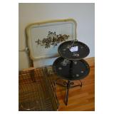 Metal decorative items - basket, st...