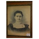 Vintage picture in frame...