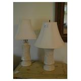 Matching table top lamps...