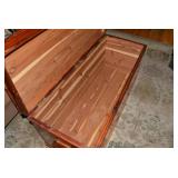 Cedar chest; top needs to be cleane...