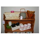 Pottery vases and planters, wall po...
