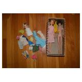 Dolls and doll clothes; all on bott...