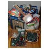 Assorted Christmas - lights, gift w...