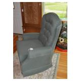 Mastercraft green swivel rocker uph...
