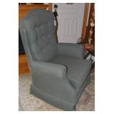 Mastercraft green swivel rocker uph...
