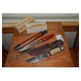 Lantern, knife sharpening kit, Ward...