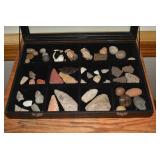 Collection of arrowhead and other v...