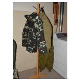 Coat rack with men