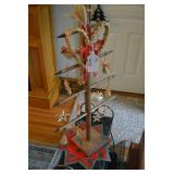 Swedish wood tree with decorations ...