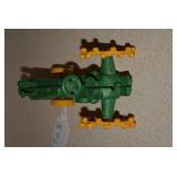 Reproduction cast iron toy tractor;...