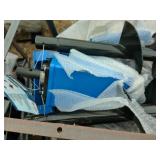 Skid Steer Auger blue