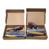 Lot of 2 Vacuum Motorized Brush Head Attachments With Cleaning Tool