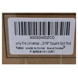 Retail value: about $70–$80 new Onlyfire Universal Rotisserie Kit 5/16" Square Spit Rod F-BRK6101-CR1 Sealed Box