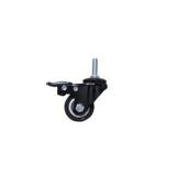 Assorted Caster Wheels & Brake Mount Hardware Lot, 1.5" Casters, Locking Wheels, Brackets