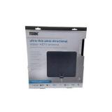 Retail value: about $50–$90 new. TERK Ultra-Thin Omni-Directional Indoor HDTV Antenna