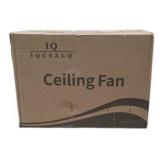 Retail value new: $90–$160 IQCSXLQ Ceiling Fan with Light and Remote – Wood Grain Blades – sealed box