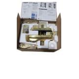 Schlage Brass Finish Keypad Door Lock Set With Handles and Hardware