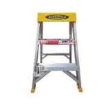 Retail price new: $69.97 at Home Depot Werner 2 ft Aluminum Step Ladder – 300 lb Load Capacity – Type IA – New