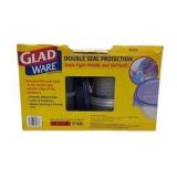 GladWare Plastic Food Storage Containers With Blue Lids 27 Containers