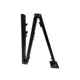 Adjustable Black Metal Wall Mount Brackets / Folding Arm Supports