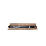 20FT Garage Door Bottom Weather Rubber Strip Seal with 6 Metal Tracks Open Box