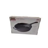 Parini 10.5" Pre-Seasoned Cast Iron Deep Skillet Open Box