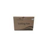 Retail value new: $90–$160 IQCSXLQ Ceiling Fan with Light and Remote – Wood Grain Blades – sealed box