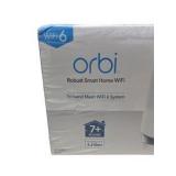 Retail price new: $469 Netgear Orbi AX4200 Tri-Band Mesh WiFi 6 System – RBK753 – 3-Pack – New Sealed