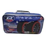 Retail price new: $80–$140 K&K Snow Socks Ultra Grip Series Tire Traction Socks – Size Large – Pair with Storage Bag