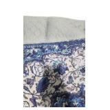Pupiboo Washable Pee Pads 36" x 41" Blue Floral 2 Pack