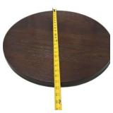 Ferrara Lazy Susan 21" Round Wood Finish Turntable – Item 2721-LZSSN