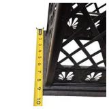Tall Decorative Metal Plant Stand Pedestal Lattice Design Approx. 38" Tall
