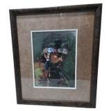 Framed Portrait Wall Art Print AccentArts TruGuard UV Glass Approx. 16x20